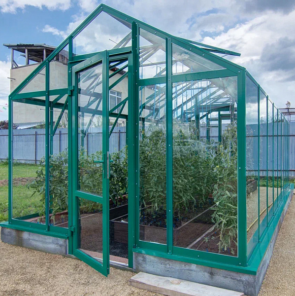 Теплица Гарденикс 3С под стекло | 3х4 м. Теплица Гарденикс 3С под стекло | 3х4 м.
